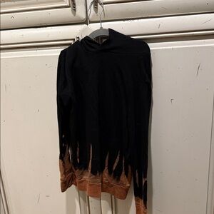 Fairwell Black Textured Hoodie